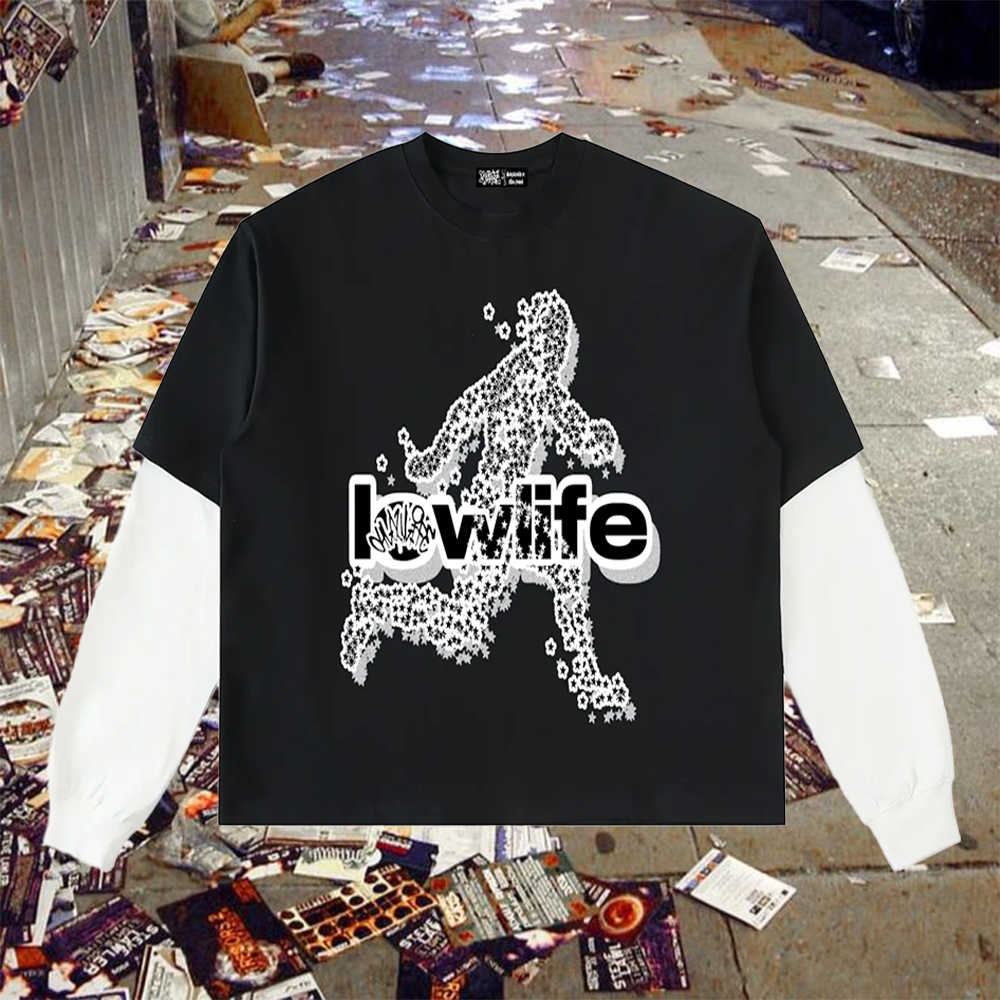 CAT MOTHER CONTRAST TEE